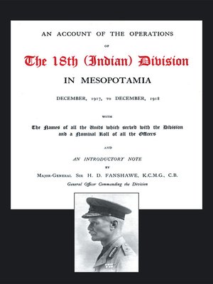 cover image of An Account of the Operations of the 18th (Indian) Division in Mesopotamia